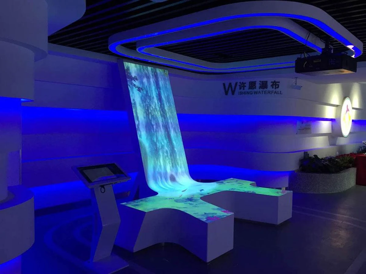投影展示空间实景图